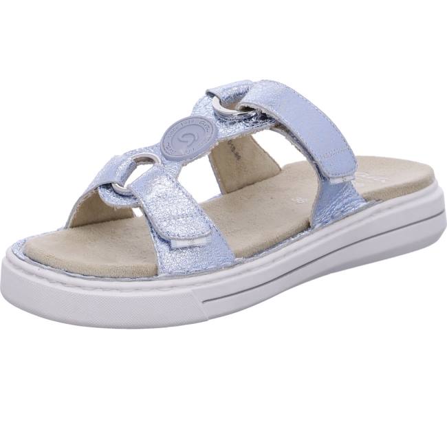 Mules Ara Courtyard Aqua Bleu Femme | AMY-8234042