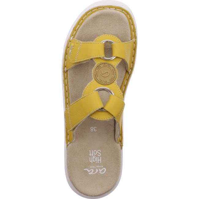 Mules Ara Courtyard Sole Jaune Femme | VBY-1278655