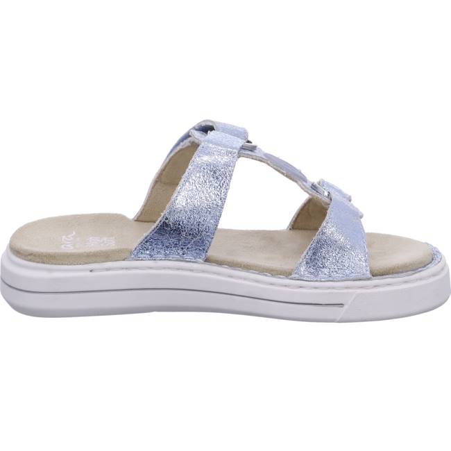 Mules Ara Courtyard Aqua Bleu Femme | AMY-8234042