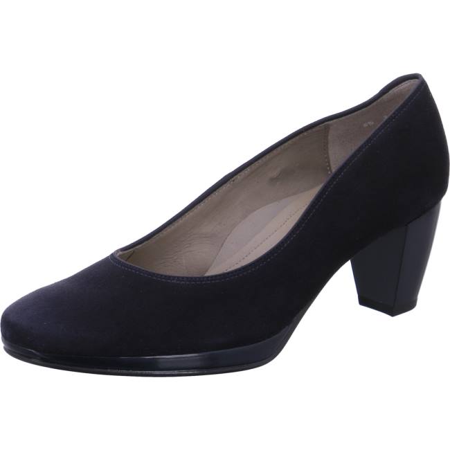 Escarpin Ara Platform Heels Toulouse Bleu Femme | UFR-3830366