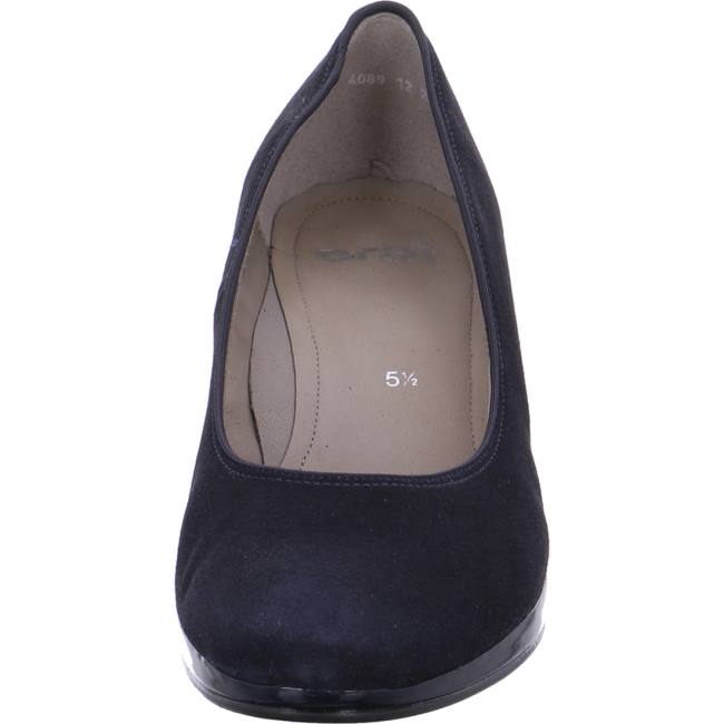 Escarpin Ara Platform Heels Toulouse Bleu Femme | UFR-3830366