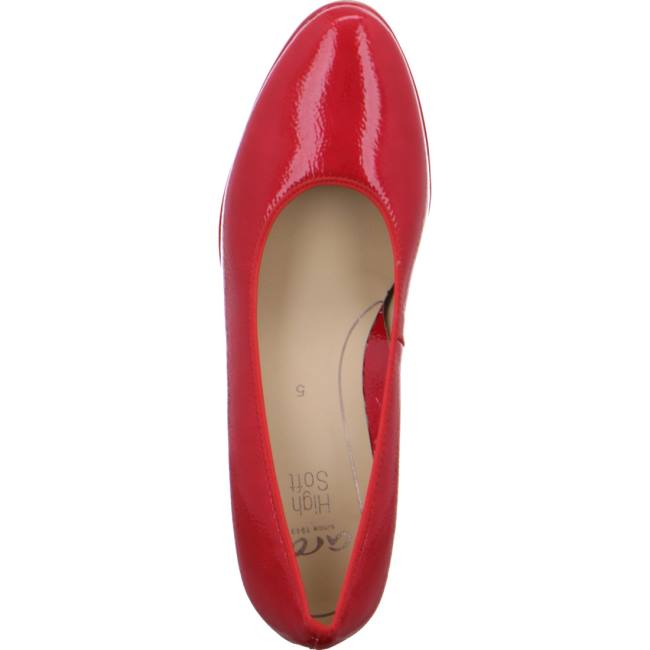 Escarpin Ara Platform Heels Orly Rouge Femme | CQO-2108765