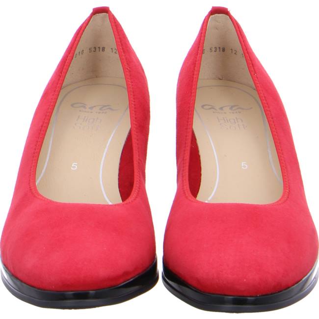 Escarpin Ara Platform Heels Orly Rouge Femme | GZE-4262344