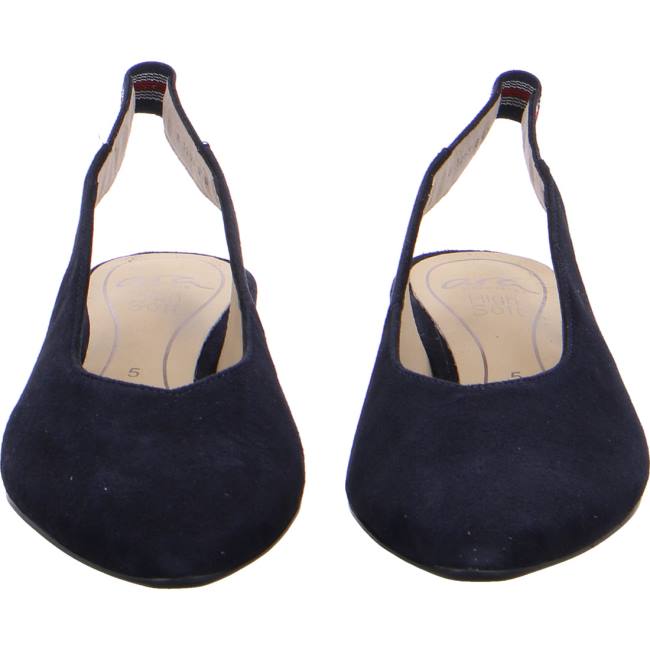 Escarpin Ara Sling Paris Bleu Femme | CZB-8673923