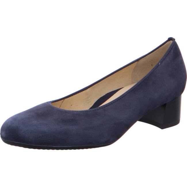 Escarpin Ara Courts Vicenza Bleu Femme | YIW-8661450