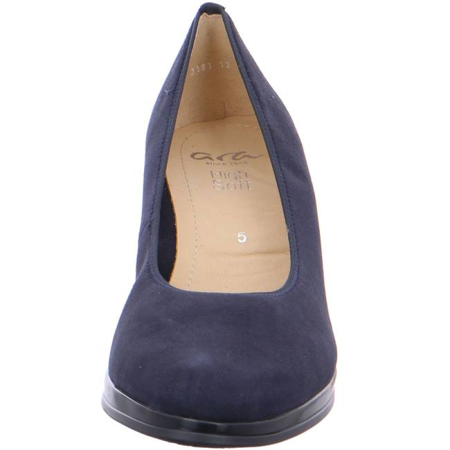 Escarpin Ara Platform Heels Orly Bleu Femme | RTO-7926963