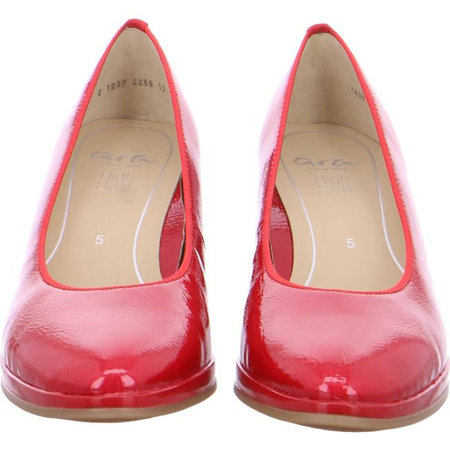 Escarpin Ara Platform Heels Orly Rouge Femme | CQO-2108765