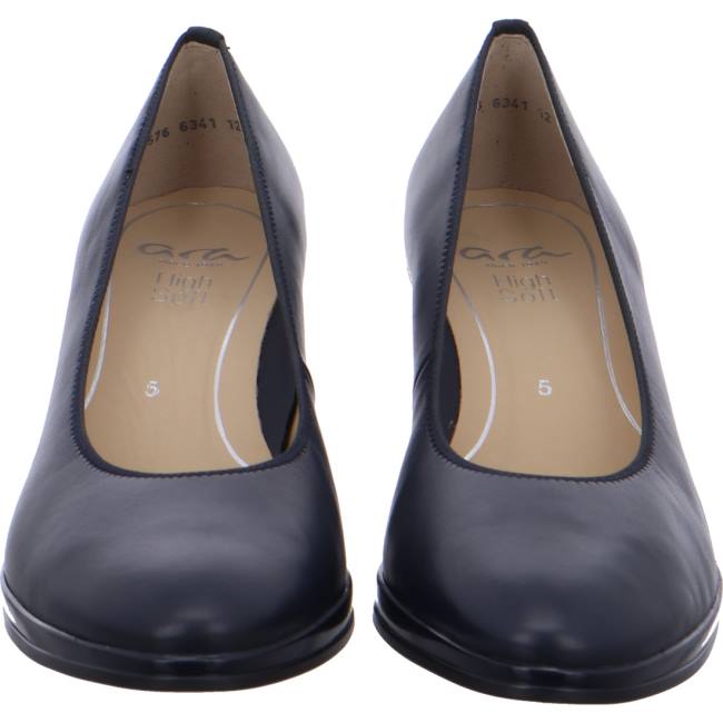 Escarpin Ara Platform Heels Orly Bleu Femme | DBP-8531427