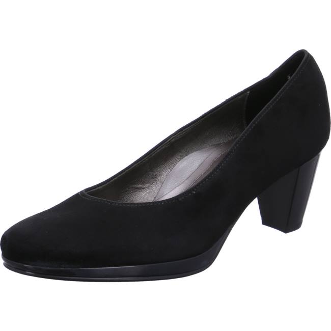 Escarpin Ara Courts Toulouse Noir Femme | ZSV-0838984