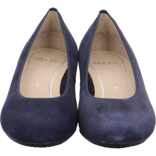 Escarpin Ara Courts Vicenza Bleu Femme | YIW-8661450