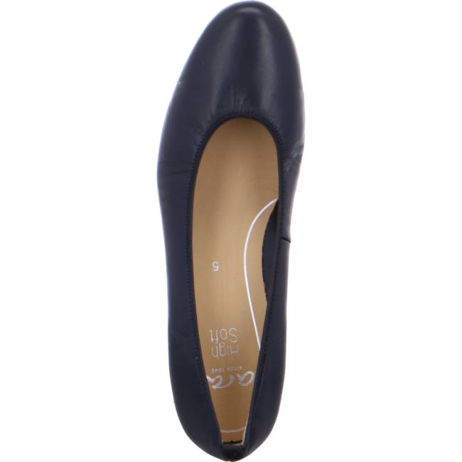 Escarpin Ara Courts Vicenza Bleu Femme | WXK-4895286