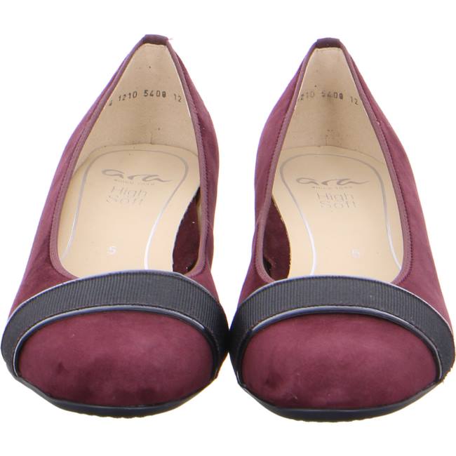 Escarpin Ara Courts Vicenza Rouge Femme | QFO-2812731