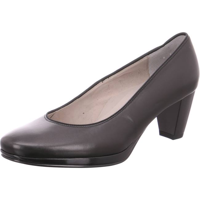 Escarpin Ara Courts Toulouse Noir Femme | HBE-6944172