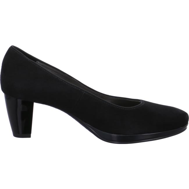 Escarpin Ara Courts Toulouse Noir Femme | ZSV-0838984