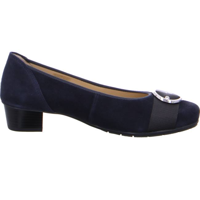 Escarpin Ara Courts Nancy Bleu Femme | XYA-7672556