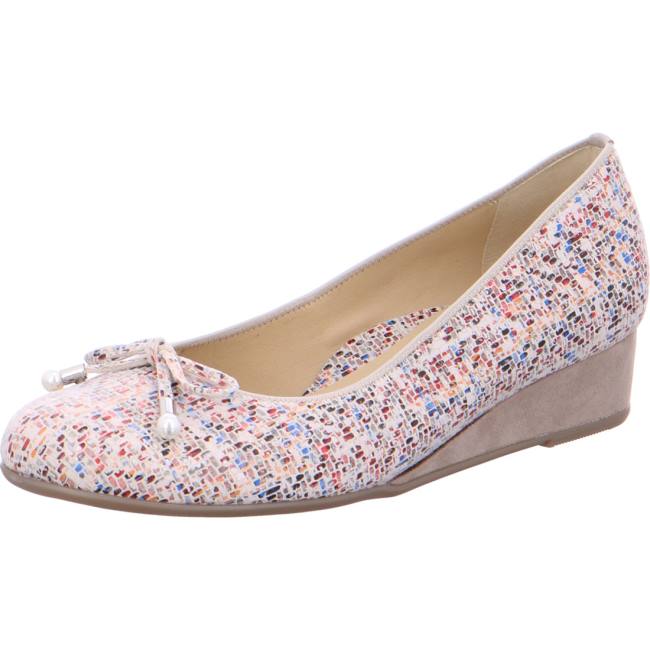 Escarpin Ara Courts Livorno Multi Beige Femme | BAB-7670669