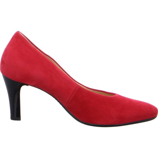 Escarpin Ara Courts Marseille Rouge Femme | PUT-5755835