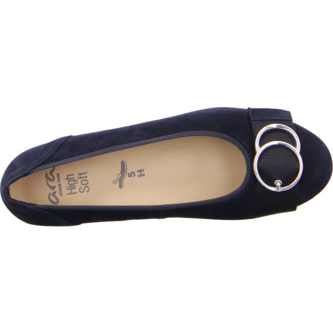 Escarpin Ara Courts Nancy Bleu Femme | XYA-7672556