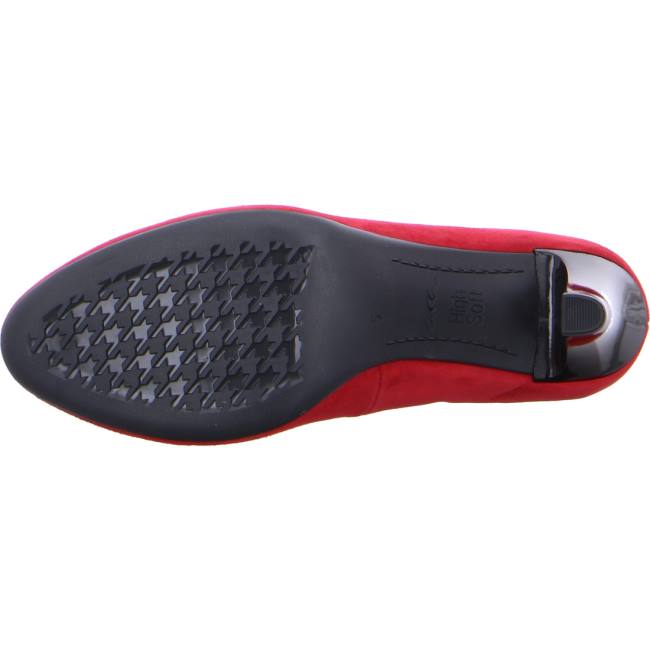 Escarpin Ara Courts Marseille Rouge Femme | PUT-5755835