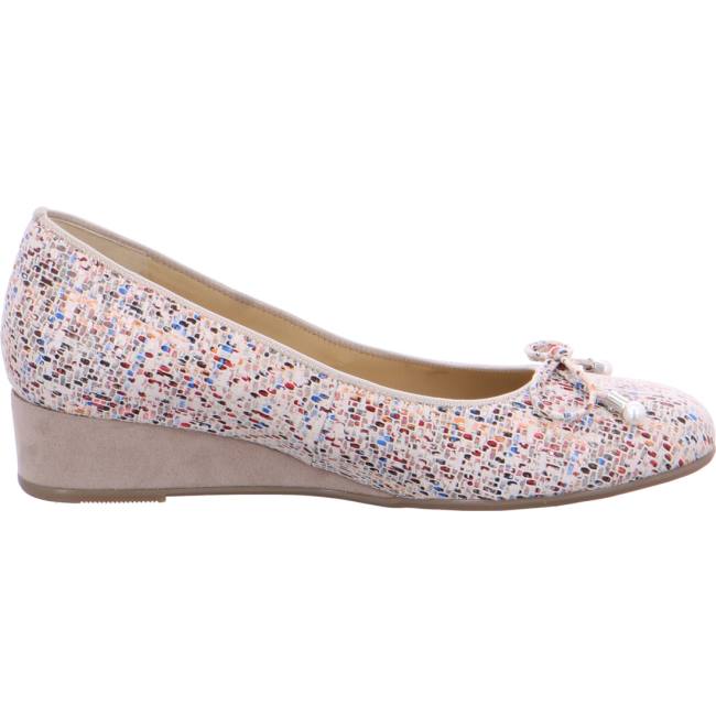 Escarpin Ara Courts Livorno Multi Beige Femme | BAB-7670669