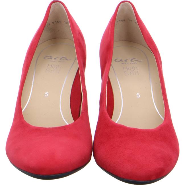 Escarpin Ara Courts Marseille Rouge Femme | PUT-5755835