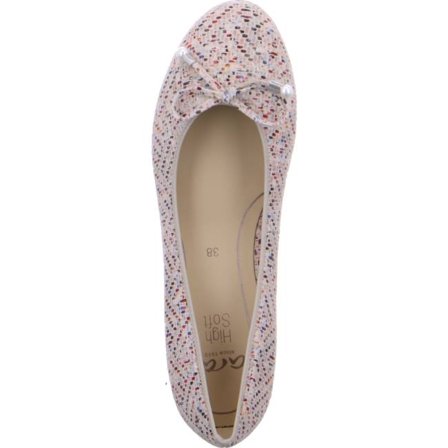 Escarpin Ara Courts Livorno Multi Beige Femme | BAB-7670669