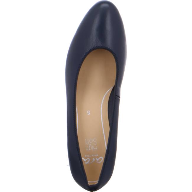 Escarpin Ara Courts Knokke Bleu Femme | OTH-4990296