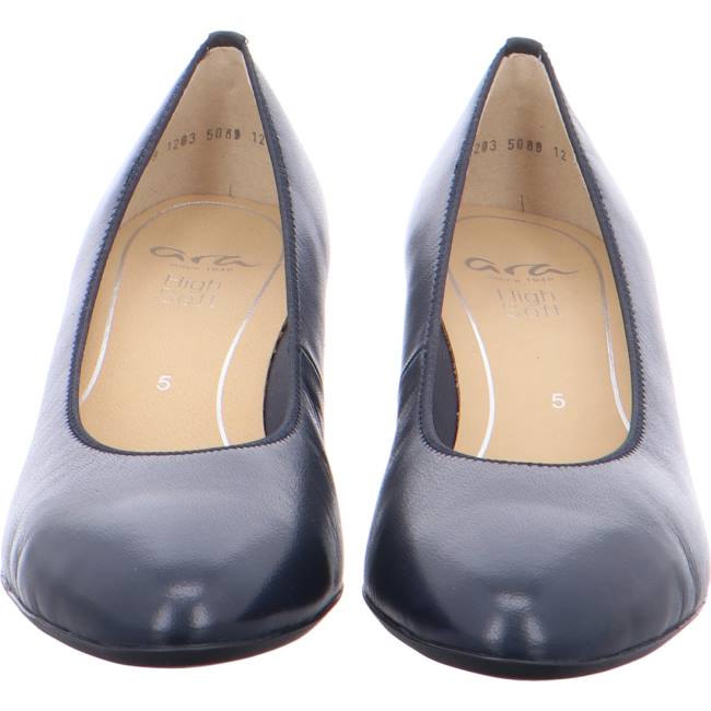 Escarpin Ara Courts Knokke Bleu Femme | OTH-4990296