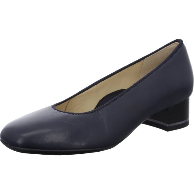 Escarpin Ara Courts Graz Bleu Femme | BJX-4203442