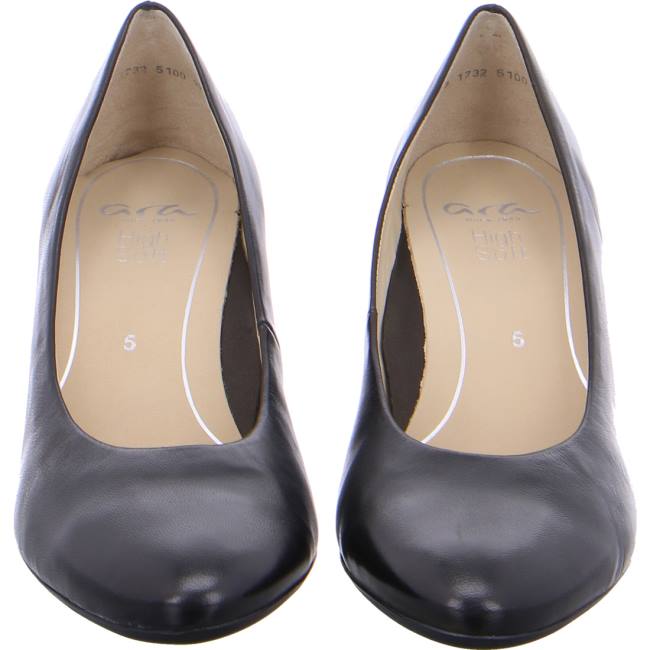 Escarpin Ara Courts Marseille Noir Femme | JCZ-0118990