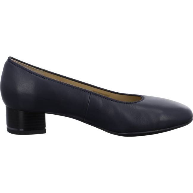 Escarpin Ara Courts Graz Bleu Femme | BJX-4203442