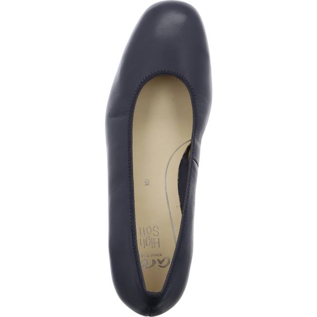 Escarpin Ara Courts Graz Bleu Femme | BJX-4203442