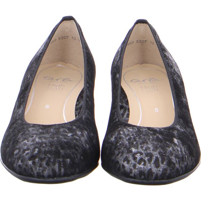 Escarpin Ara Courts Graz Grise Femme | DHV-3310764