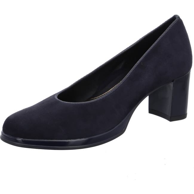 Escarpin Ara Courts Cannes Bleu Femme | BIK-8053187