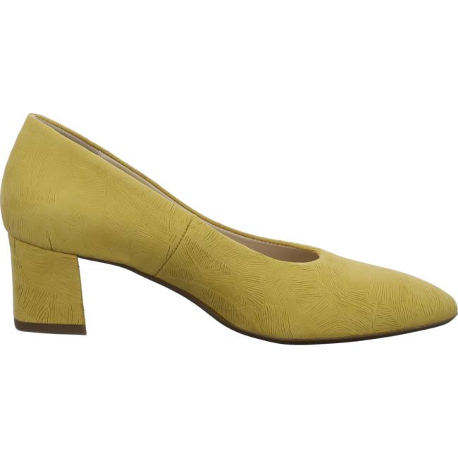 Escarpin Ara London Sole Jaune Femme | YPT-6556332