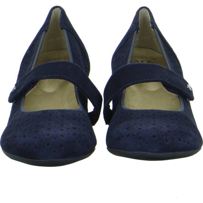 Escarpin Ara Nizza Bleu Femme | VFW-6108741