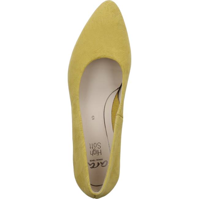 Escarpin Ara London Sole Jaune Femme | YPT-6556332