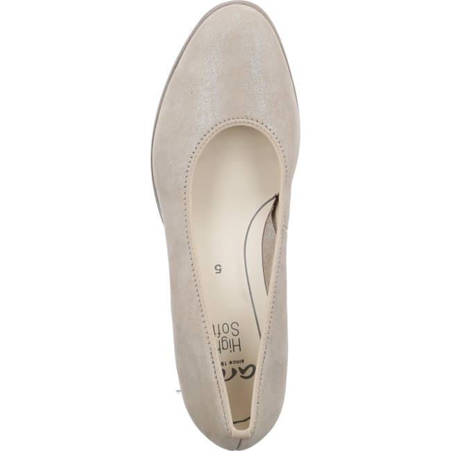 Escarpin Ara Cannes Beige Femme | TIK-3341108