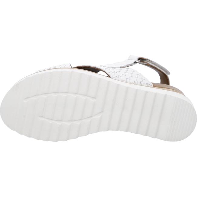 Sandale Ara Wedge Valencia Blanche Femme | AHI-3715541