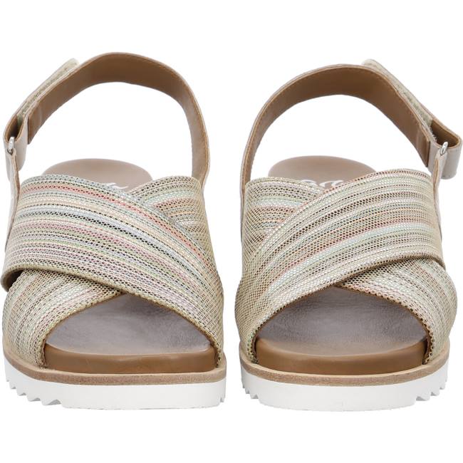 Sandale Ara Wedge Valencia Multicolore Femme | SRB-6393339