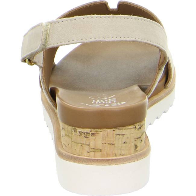 Sandale Ara Wedge Valencia Beige Femme | WOZ-6723151