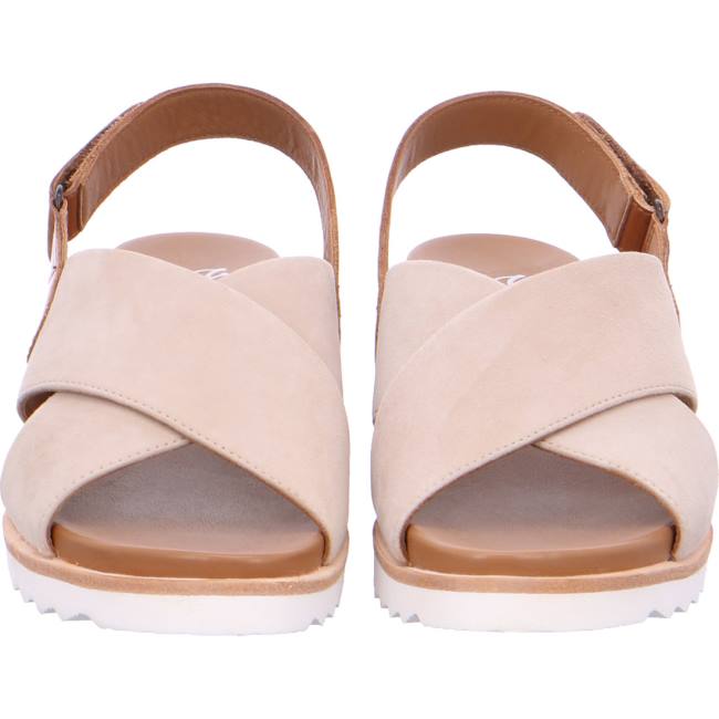 Sandale Ara Wedge Valencia Beige Femme | BAS-1607409