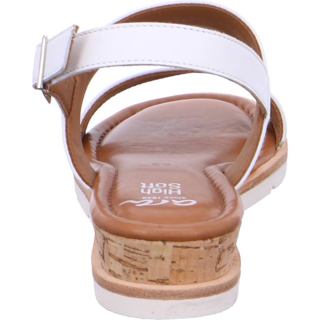 Sandale Ara Wedge Carmel Blanche Femme | LNL-0982288