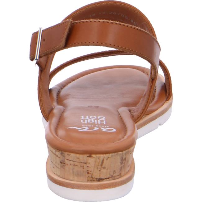 Sandale Ara Wedge Carmel Marron Femme | JTZ-0266014