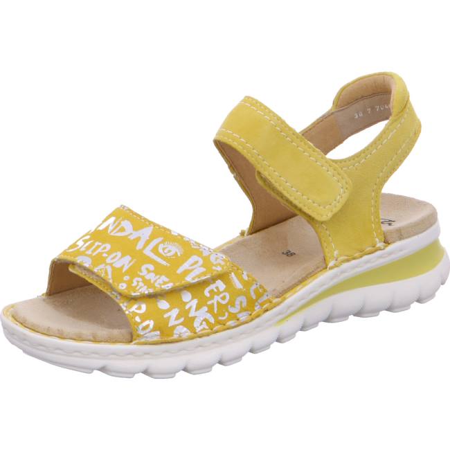 Sandale Ara Tampa Jaune Femme | ELS-4908410