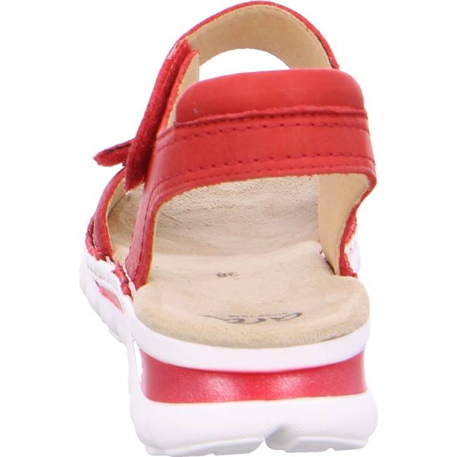 Sandale Ara Tampa Rouge Femme | BOQ-6880657