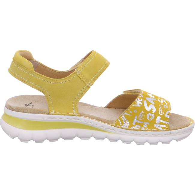 Sandale Ara Tampa Jaune Femme | ELS-4908410