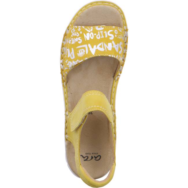 Sandale Ara Tampa Jaune Femme | ELS-4908410