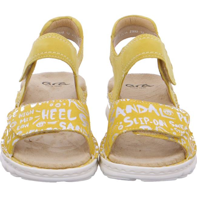 Sandale Ara Tampa Jaune Femme | ELS-4908410