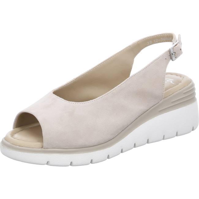 Sandale Ara Rimini Beige Femme | WCZ-3612781